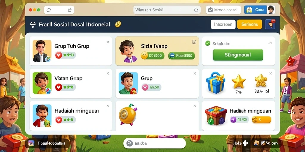 Tampilan awal yang menarik dengan tutorial yang jelas.