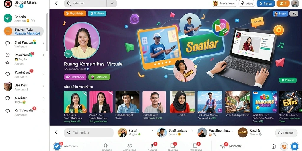 Tampilan antarmuka pengguna yang ramah dan menarik.