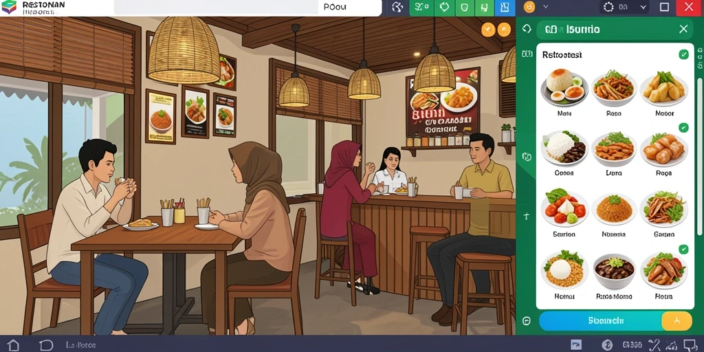 Tangkapan layar menampilkan karakter utama dalam aksi.