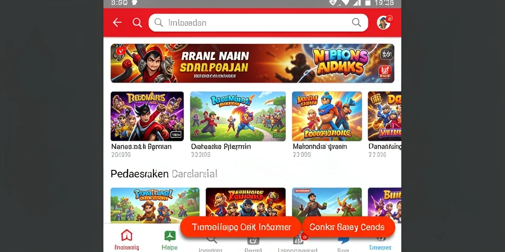 Tangkapan layar permainan slot yang menarik.